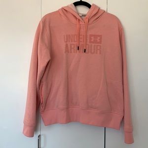 Peach Under Armour hoodie